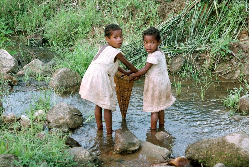 Photo de Madagascar - Aprentissage de la pêche